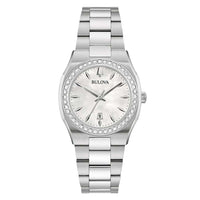 Thumbnail for Bulova Ladies' Quartz Watch 31mm Surveyor White Silver