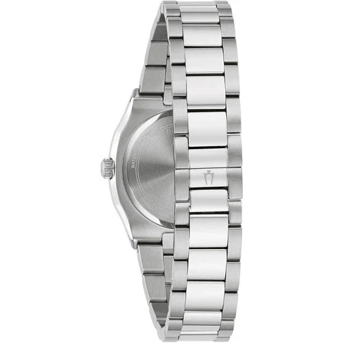 Bulova Ladies' Quartz Watch 31mm Surveyor White Silver