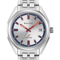 Thumbnail for Bulova Jet Star Automatic Men's Silver Watch 96K112