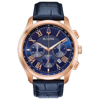 Thumbnail for Bulova Wilton Men's Blue Watch 97B170