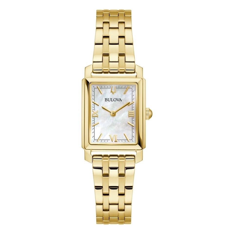 Bulova Ladies' Quartz Watch 21mm Sutton Gold Mother of Pearl
