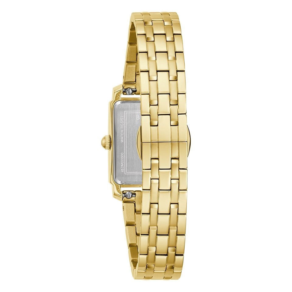 Bulova Ladies' Quartz Watch 21mm Sutton Gold Mother of Pearl