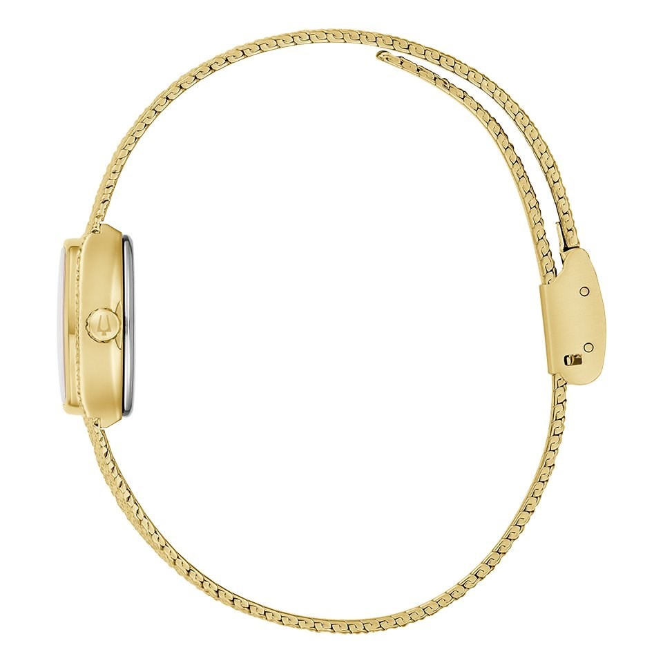 Bulova Ladies' Quartz Watch 17mm Goddess of Time Green Gold