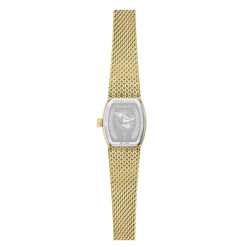 Bulova Ladies' Quartz Watch 17mm Goddess of Time Green Gold