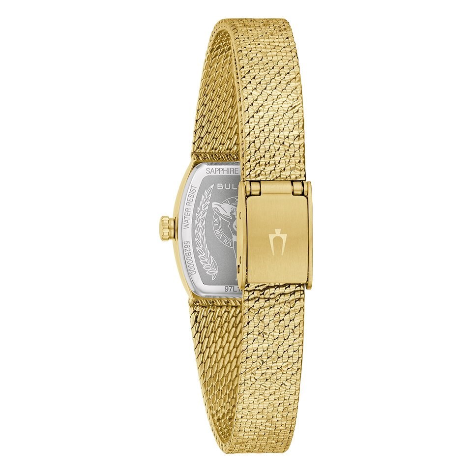 Bulova Ladies' Quartz Watch 17mm Goddess of Time Green Gold