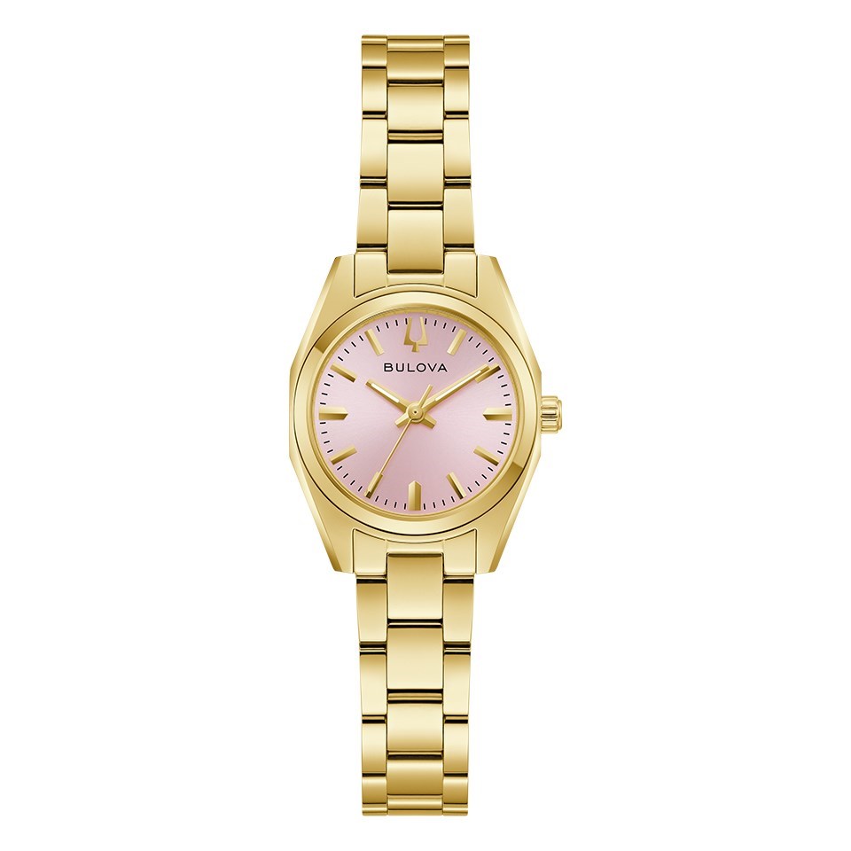 Bulova Ladies' Quartz Watch 23mm Surveyor Pink Gold