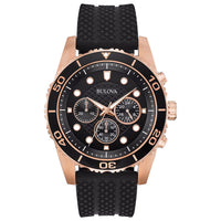 Thumbnail for Bulova Exclusive Men's Black Watch 98A192