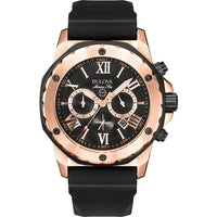 Thumbnail for Bulova Marine Star Men's Black Watch 98B104