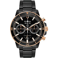 Thumbnail for Bulova Marine Star Men's Black Watch 98B302