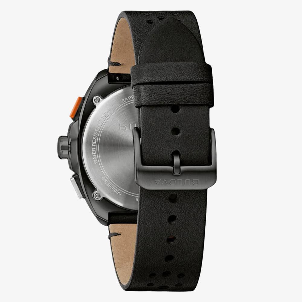 Bulova Men's Quartz Chronograph Watch 42mm Racer Black Orange