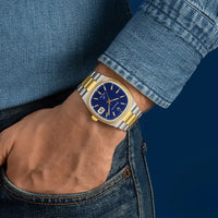 Thumbnail for Bulova Men's Quartz Watch 38mm Super Seville Blue Two Tone