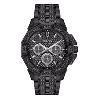 Thumbnail for Bulova Crystal Men's Octava Black Watch 98C134