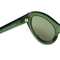 Thumbnail for Dries Van Noten Unisex Aviator Green Sunglasses 9DVN12C1BOTTLE