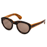 Thumbnail for Dries Van Noten Unisex Aviator Brown Sunglasses 9DVN12C4HORNCAMEL