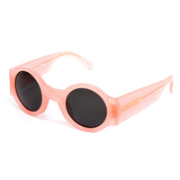 Thumbnail for Dries Van Noten Unisex Round Grey Sunglasses 9DVN16C1PINKTRANS