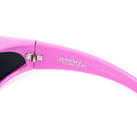 Thumbnail for Jeremy Scott Ladies Sport Black Sunglasses 9JSSUNVISERC2PINK