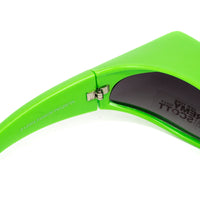 Thumbnail for Jeremy Scott Ladies Sport Grey Sunglasses 9JSSUNVISERC5GREEN