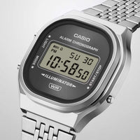 Thumbnail for Casio Unisex Digital Watch 37mm Vintage Silver Grey