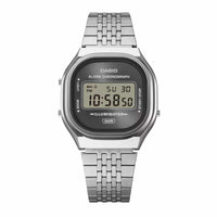 Thumbnail for Casio Unisex Digital Watch 37mm Vintage Silver Grey