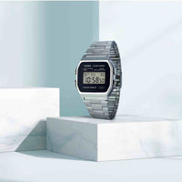 Thumbnail for Casio Unisex Digital Watch 33mm Iconic Vintage Silver Black