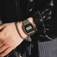 Thumbnail for Casio Unisex Digital Watch 33mm Iconic Vintage Silver Black