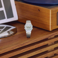 Thumbnail for Casio Unisex Digital Watch 33mm Vintage Silver
