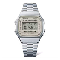 Thumbnail for Casio Vintage 37mm Neutral Silver Unisex Digital Watch