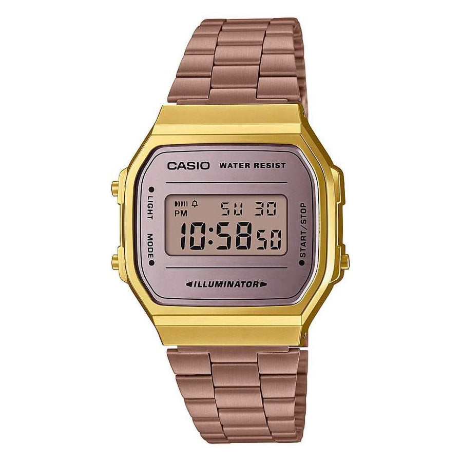 Casio Unisex Quartz Digital Watch 36mm Vintage Rose Gold Purple