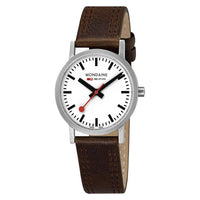 Thumbnail for Mondaine Ladies Watch Classic White Brown