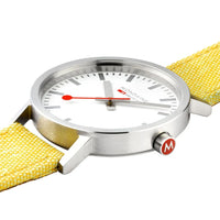 Thumbnail for Mondaine Ladies Watch Classic White Modern Yellow