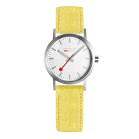 Thumbnail for Mondaine Ladies Watch Classic White Modern Yellow