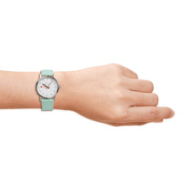 Thumbnail for Mondaine Ladies Watch Classic White Mint Green