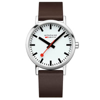 Thumbnail for Mondaine Men’s Watch 40mm Classic Brown White