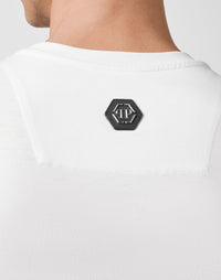 Thumbnail for Philipp Plein Round Neck SS Hexagon T-Shirt Size L