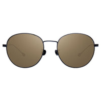 Thumbnail for Ann Demeulemeester Sunglasses Oval Black and Brown
