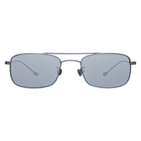 Thumbnail for Ann Demeulemeester Sunglasses Rectangular Antique Aviator White Gold & Silver Mirror