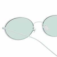 Thumbnail for Ann Demeulemeester x Linda Farrow Silver Sunglasses