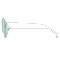 Thumbnail for Ann Demeulemeester x Linda Farrow Silver Sunglasses