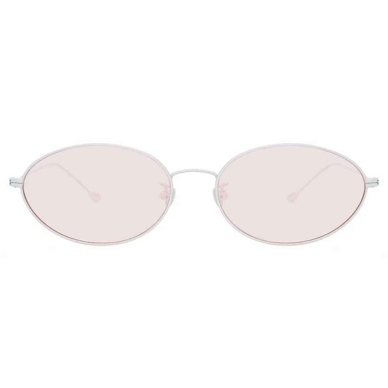 Ann Demeulemeester x Linda Farrow Silver/Pink Sunglasses