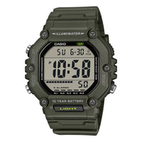 Thumbnail for Casio Men's Digital Watch 50mm Extra Long Strap Green