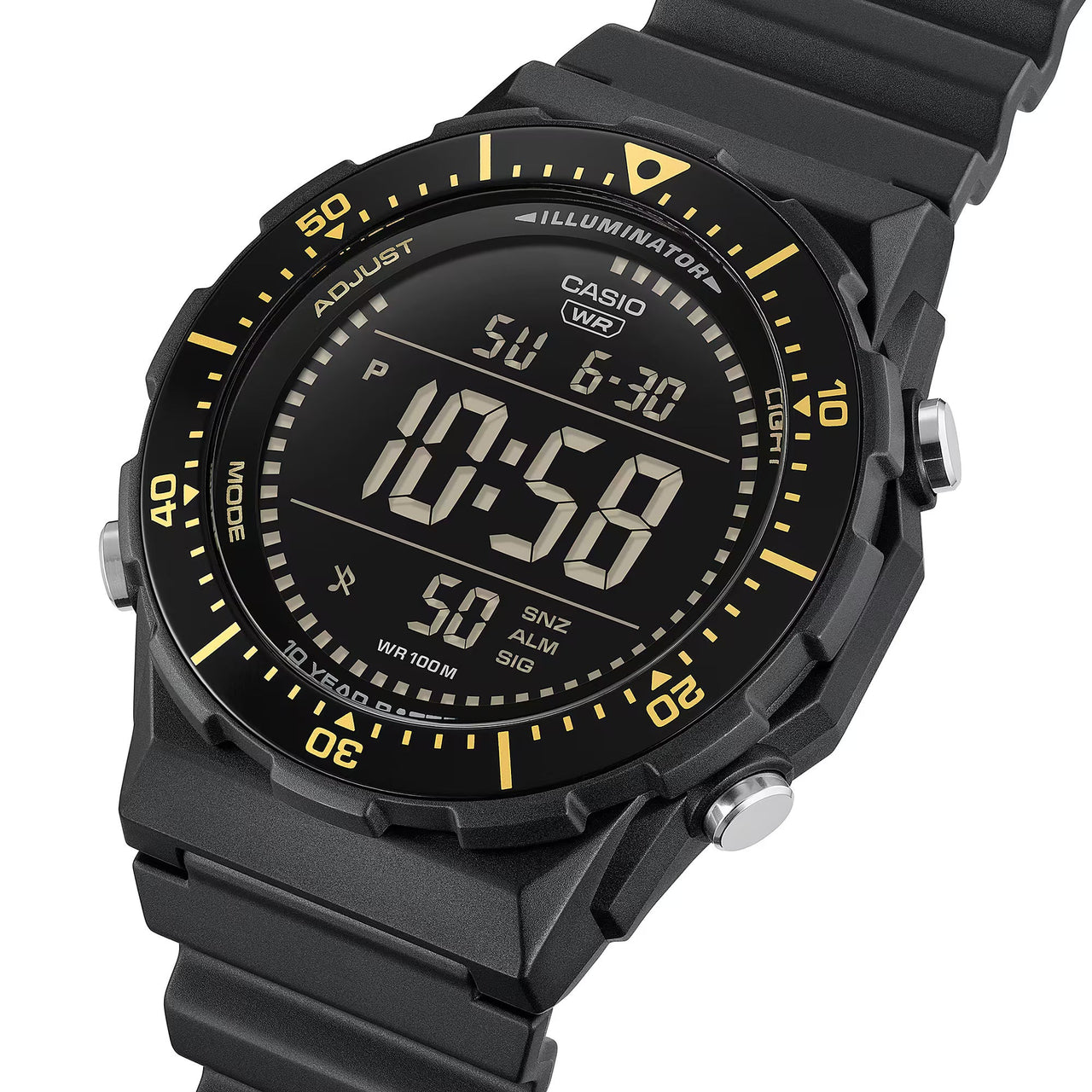 Casio Men's Digital Watch 47mm Multifunction Black