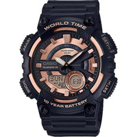 Thumbnail for Casio Men's Analogue Digital Watch 48mm Black Rose Gold