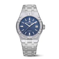 Thumbnail for Maurice Lacroix Men's Silver Blue Aikon Automatic Watch AI6007-SS002-430-1