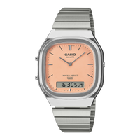 Thumbnail for Casio Unisex Quartz Dual Time Watch 36mm Vintage Peach
