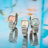 Thumbnail for Casio Unisex Quartz Dual Time Watch 36mm Vintage Peach