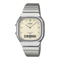 Thumbnail for Casio Unisex Quartz Dual Time Watch 36mm Vintage Vanilla