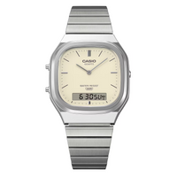 Thumbnail for Casio Unisex Quartz Dual Time Watch 36mm Vintage Vanilla