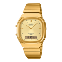 Thumbnail for Casio Unisex Vintage Analog Digital Gold Watch