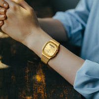 Thumbnail for Casio Unisex Vintage Analog Digital Gold Watch