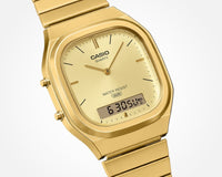 Thumbnail for Casio Unisex Vintage Analog Digital Gold Watch